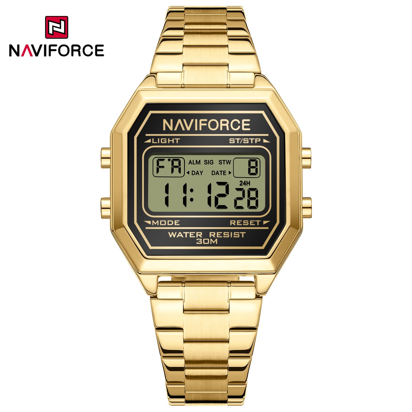 Naviforce 5063S Prestige Women Watch - Gold