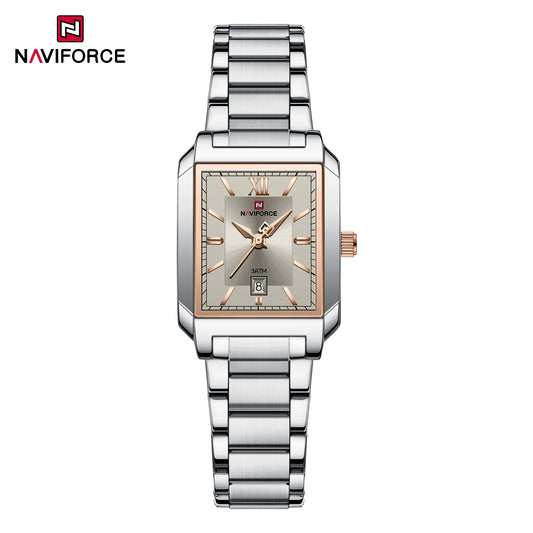Naviforce 9251 Treasure Women Watch - Silver Grey