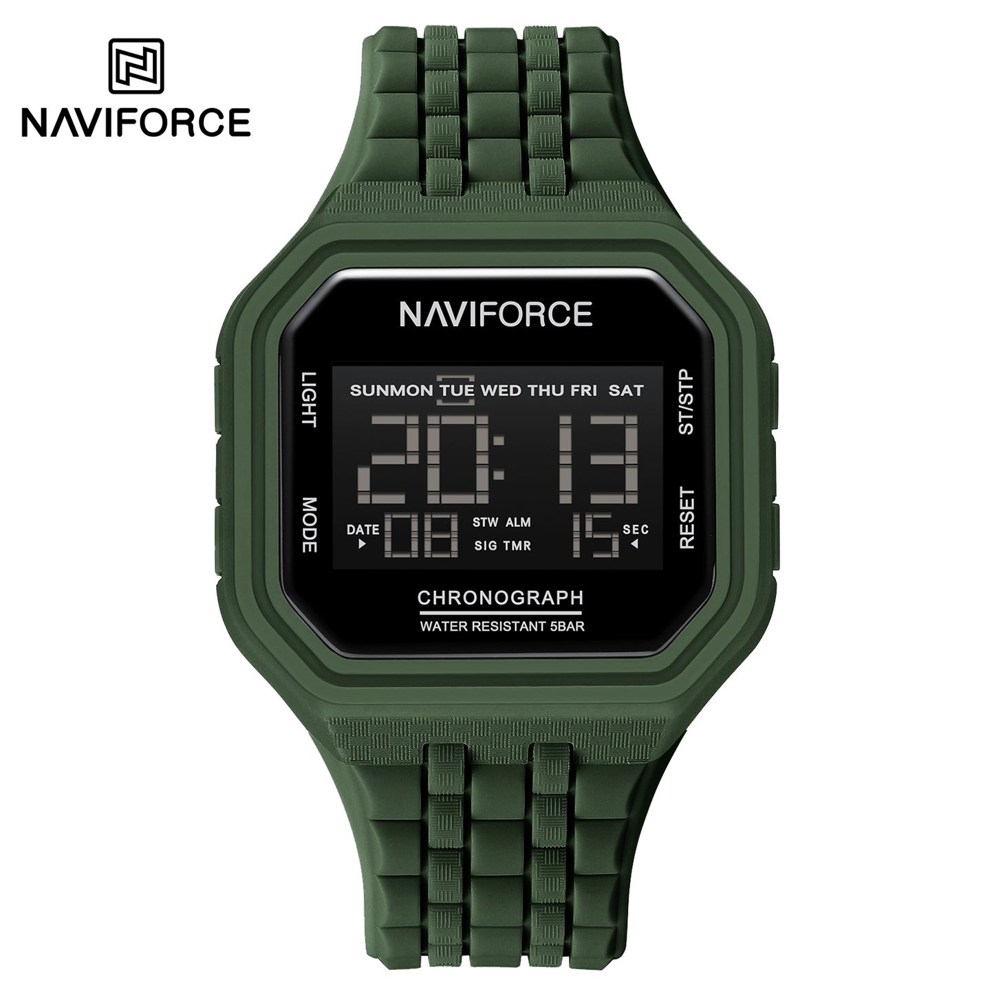 Naviforce 7116 Volda Men Digital Watch - Green