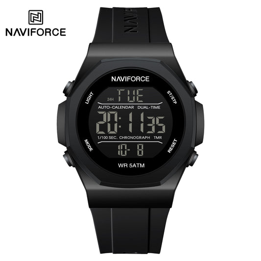 Naviforce NF7117 Volda Digital Men Watch - Black