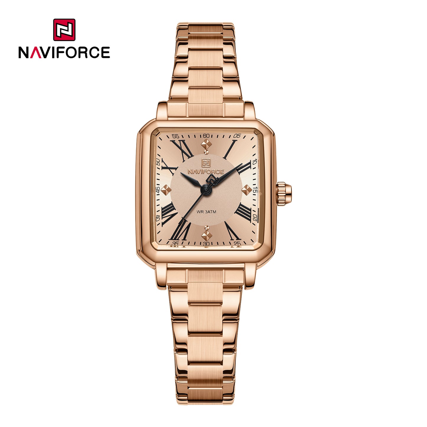 Naviforce 5065 Classique Women Watch - Rosegold