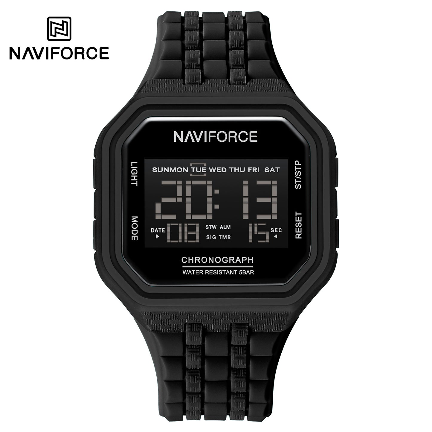 Naviforce 7116 Volda Men Digital Watch - Black