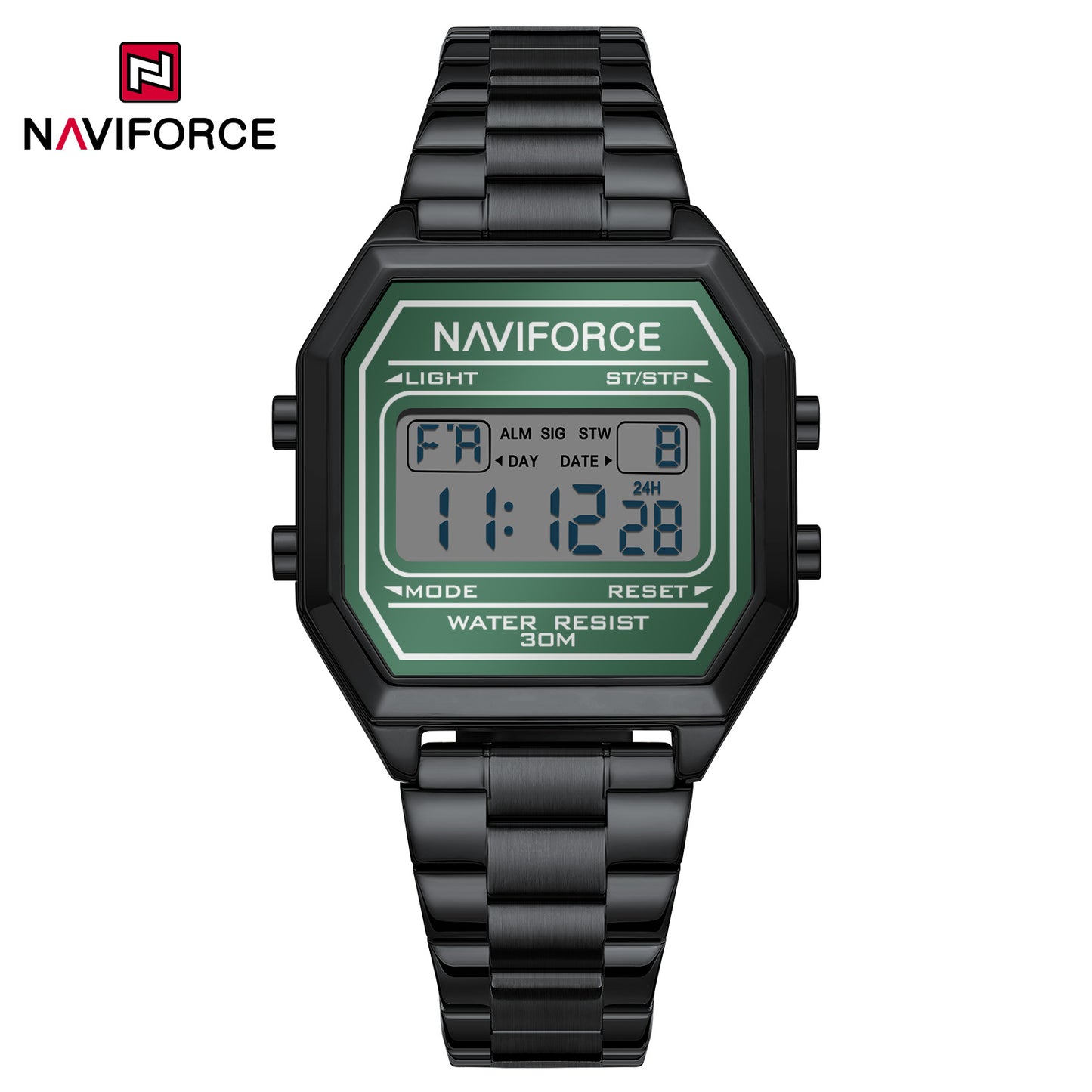 Naviforce 5063S Prestige Women Watch -Black Green