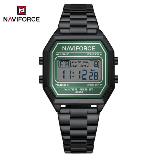 Naviforce 5063S Prestige Women Watch -Black Green