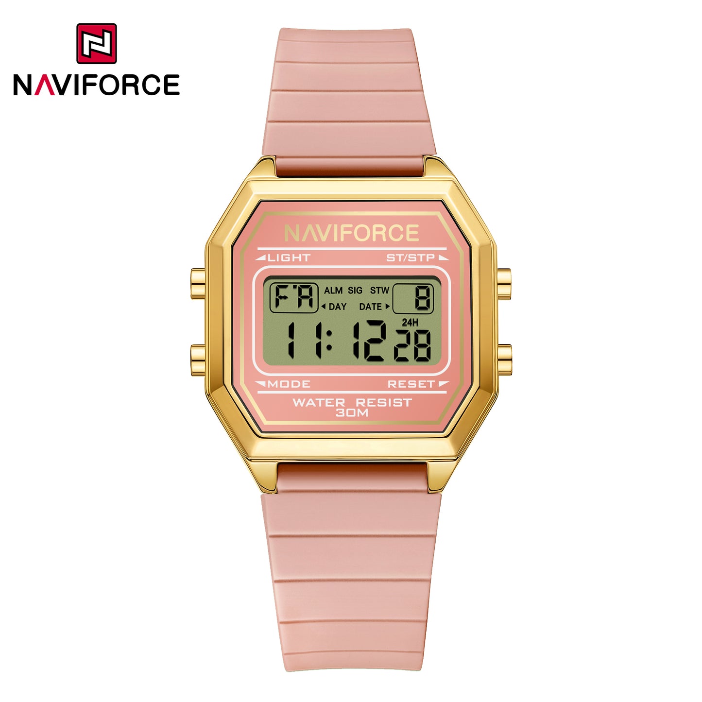 Naviforce 5063T Prestige Women Watch - Peach Gold