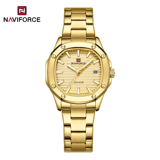 Naviforce 5069s Zuri Women Watch - Gold