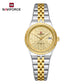 Naviforce 5079 Lotus Woman Watch - Silver-Gold