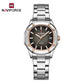 Naviforce 5069s Zuri Women Watch - Silver Black-Grey