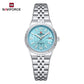 Naviforce 5079 Lotus Woman Watch - Silver-Blue