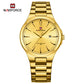 Naviforce 9214 Duze Men Watch - Gold