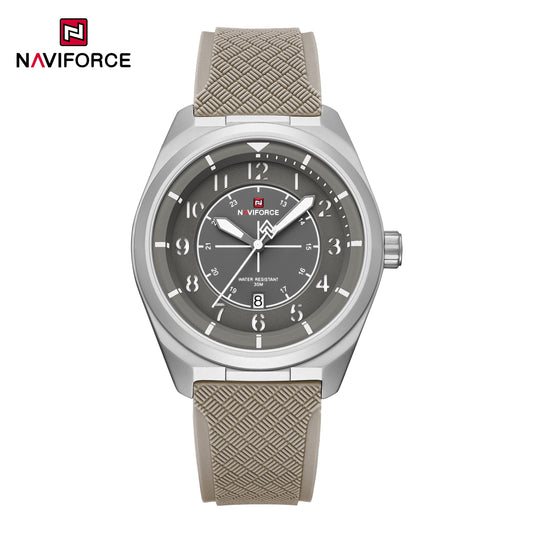 Naviforce 9281T Gambit Men Watch - Silver Grey