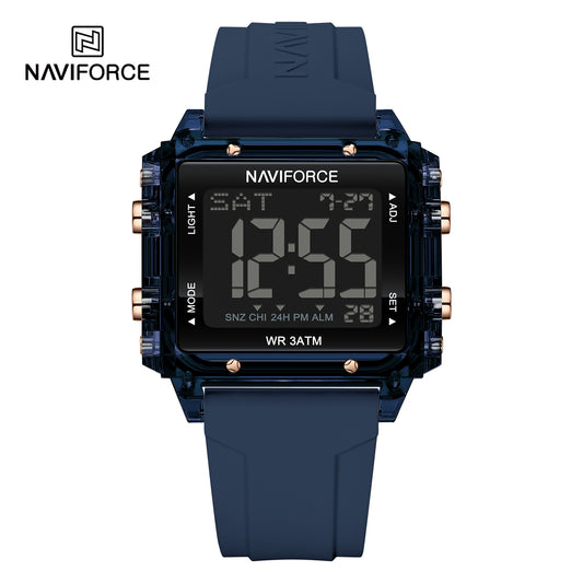 Naviforce 7101 Belladonna Silicone Women Watch - Blue