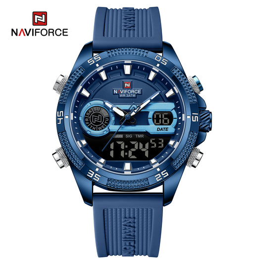 Naviforce 9223 Starfire Premium Men Watch - Blue