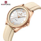 Naviforce 5068 Spark Women Watch - Cream RoseGold