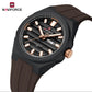 Naviforce 9279 Expenditure Men Watch - Coffee-Brown