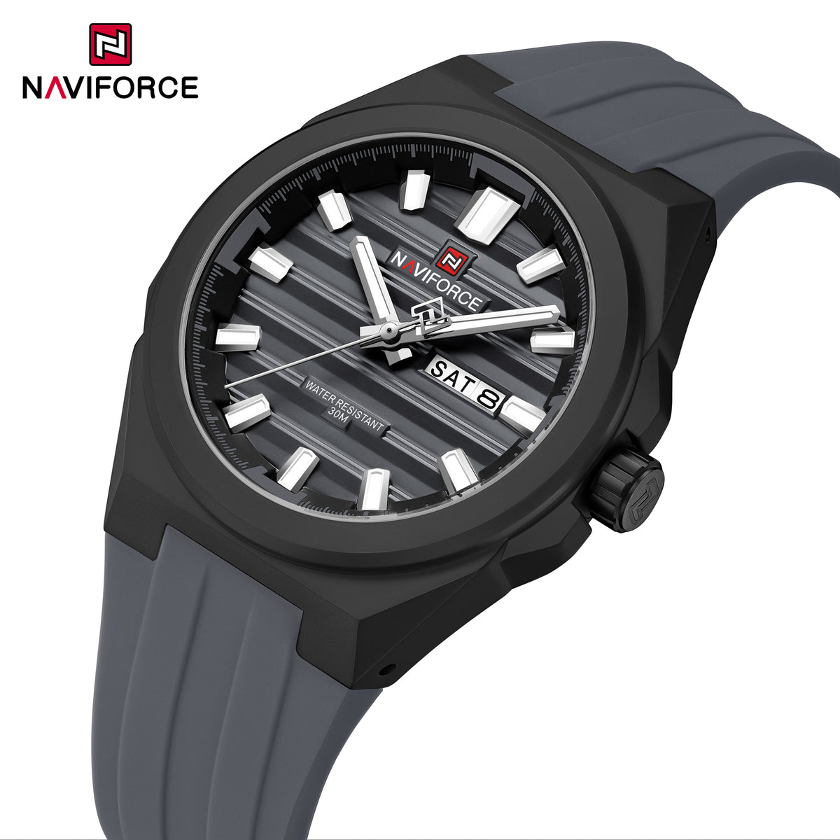 Naviforce 9279 Expenditure Men Watch - Dark-grey