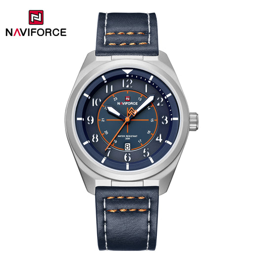 Naviforce 9281L Gambit Men Watch - Silver Blue