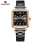 Naviforce 9252 Duet Classic Couples Watch - Black RoseGold