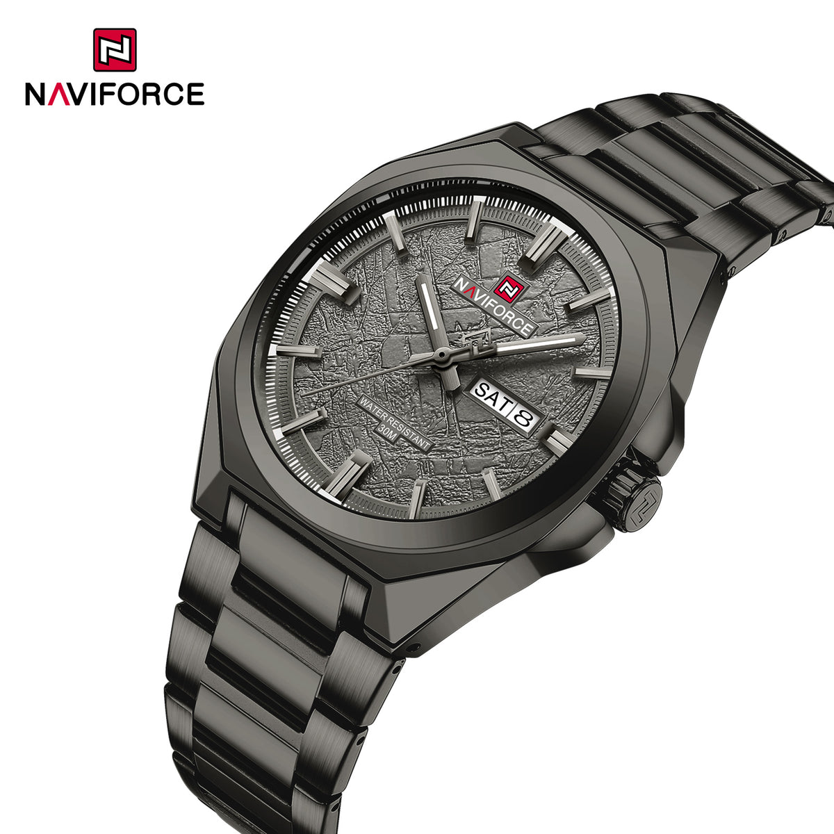 Naviforce 9273 Gentleman Edition Men Watch - Black