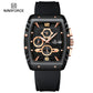 Naviforce 8025 Rotary Men Watch - Black RoseGold