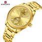 Naviforce 9231 TerraTime Men Watch - Gold