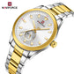 Naviforce 9231 TerraTime Men Watch - SilverGold