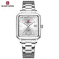 Naviforce 9252 Duet Classic Couples Watch - Silver
