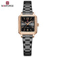 Naviforce 9252 Duet Classic Couples Watch - Black RoseGold