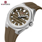 Naviforce 9279 Expenditure Men Watch - Brown Silver