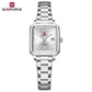 Naviforce 9252 Duet Classic Couples Watch - Silver