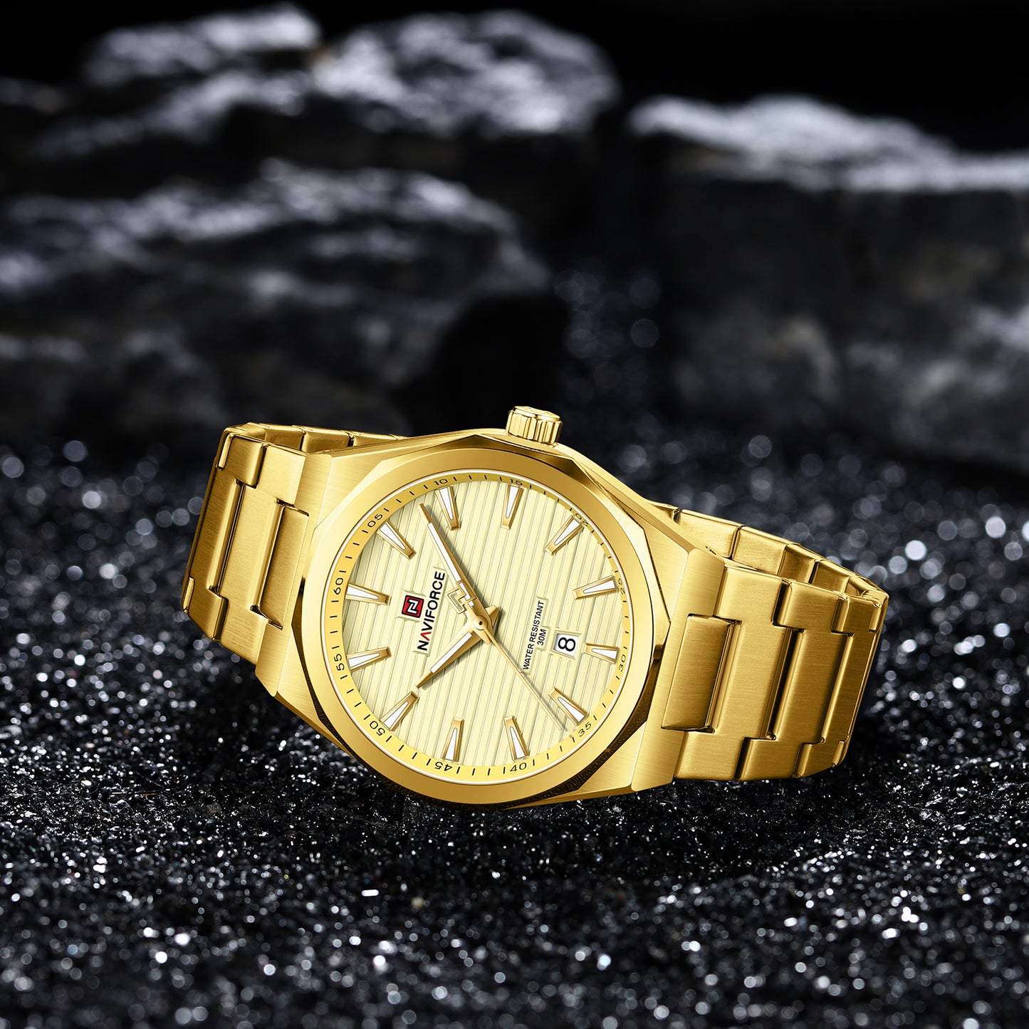 Naviforce 9274 Executive Men Watch - Gold