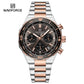 Naviforce 8049 Sparrow Men Chronograph Watch - Silver RoseGold