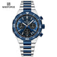 Naviforce 8049 Sparrow Men Chronograph Watch - Silver Blue