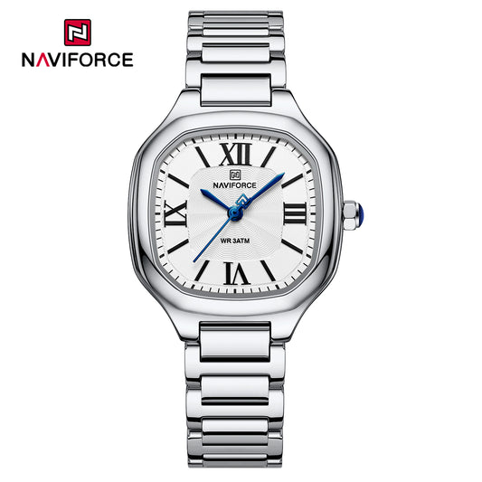Naviforce 5042 Romania Women Watch - Silver