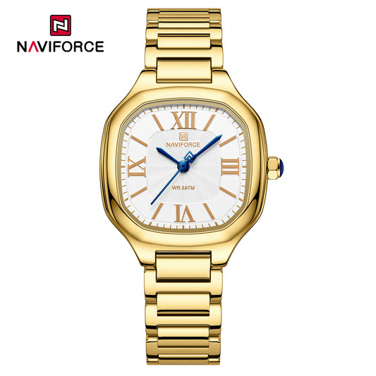 Naviforce 5042 Romania Women Watch - Gold