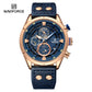 Naviforce 8045 Charlie Chronograph Men Watch - Blue