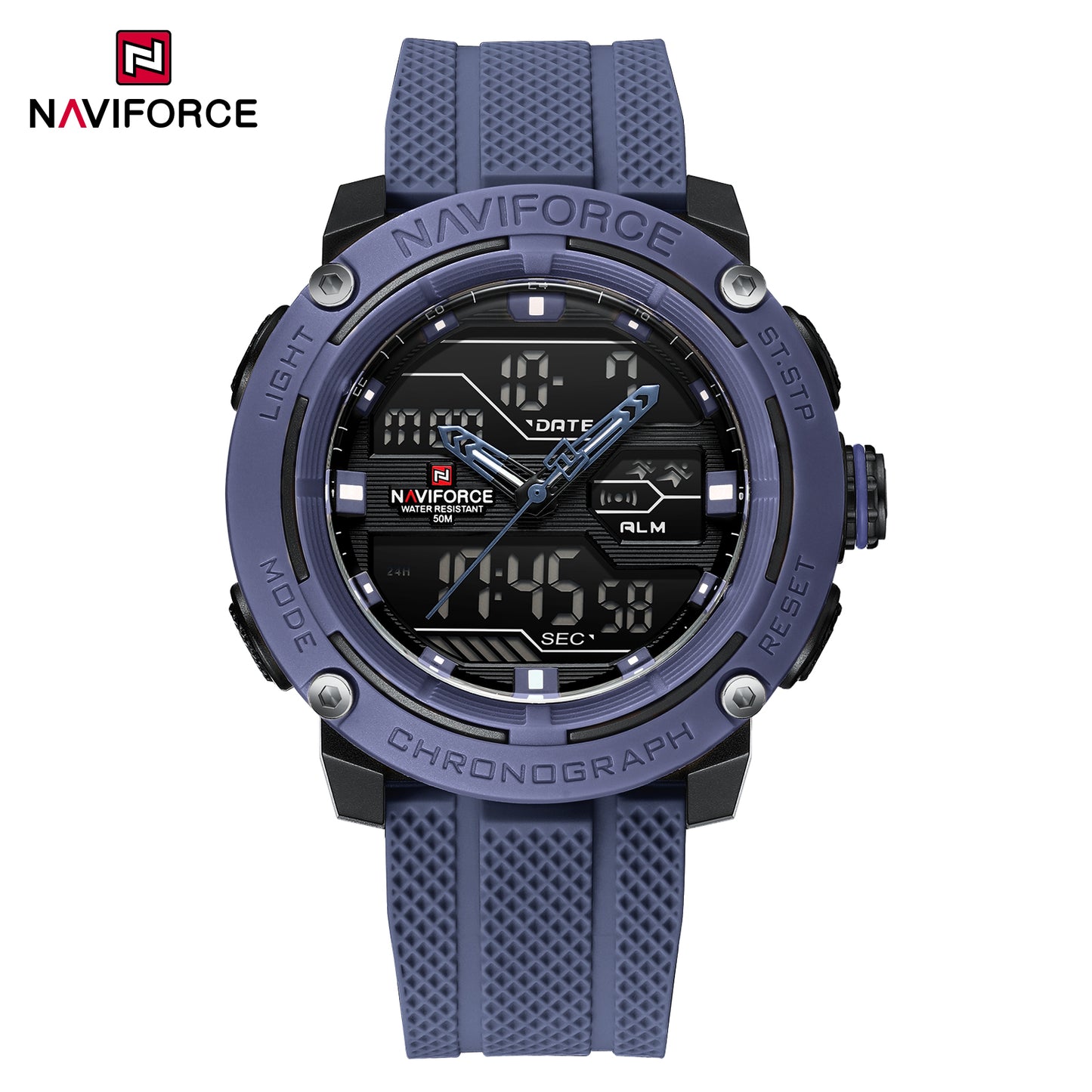 Naviforce 7114 Dynasty Men Watch - Dark Blue