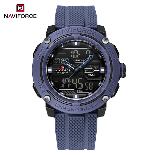Naviforce 7114 Dynasty Men Watch - Dark Blue