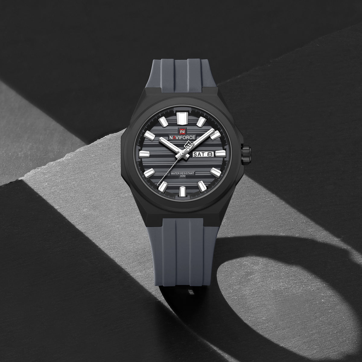 Naviforce 9279 Expenditure Men Watch - Dark-grey
