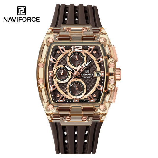 Naviforce 7105 Naddy Men Watch - Brown