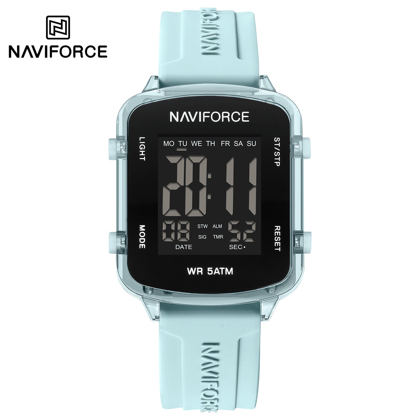 Naviforce 7120 Stardust Women Watch - Light Blue
