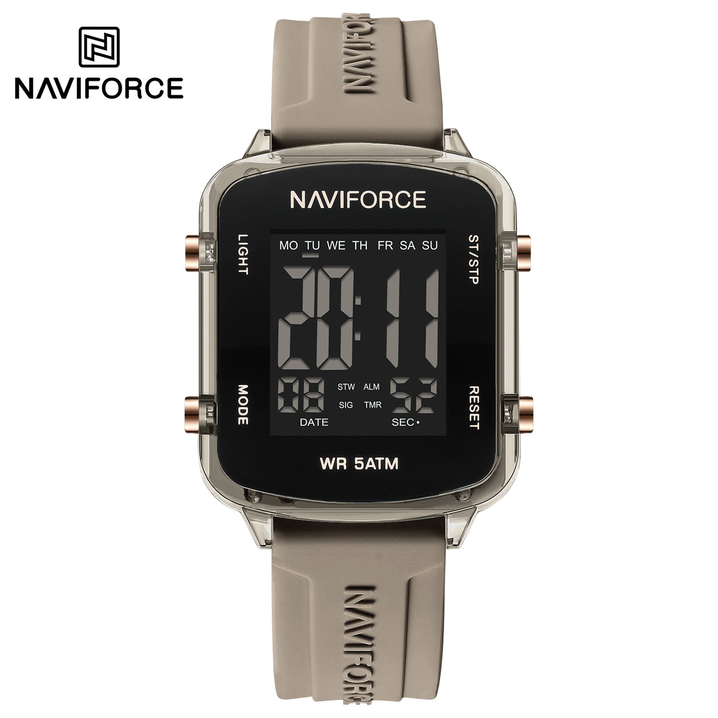 Naviforce 7120 Stardust Women Watch - Grey