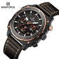 Naviforce NF8057 Chronomaster Men Watch - Coffee-Brown