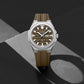Naviforce 9279 Expenditure Men Watch - Brown Silver