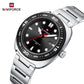 Naviforce 9250 Zala Men Watch - Silver Black