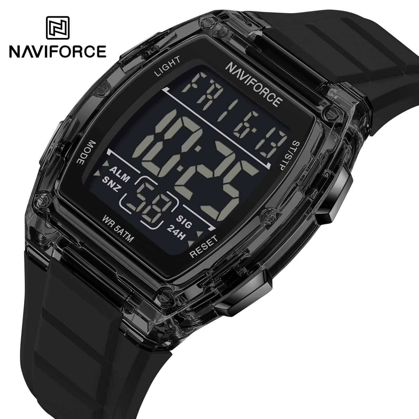 Naviforce 6106 Mito Digital Men Watch - Black