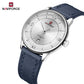 Naviforce 9272L Spectra Men Leather Watch - Blue