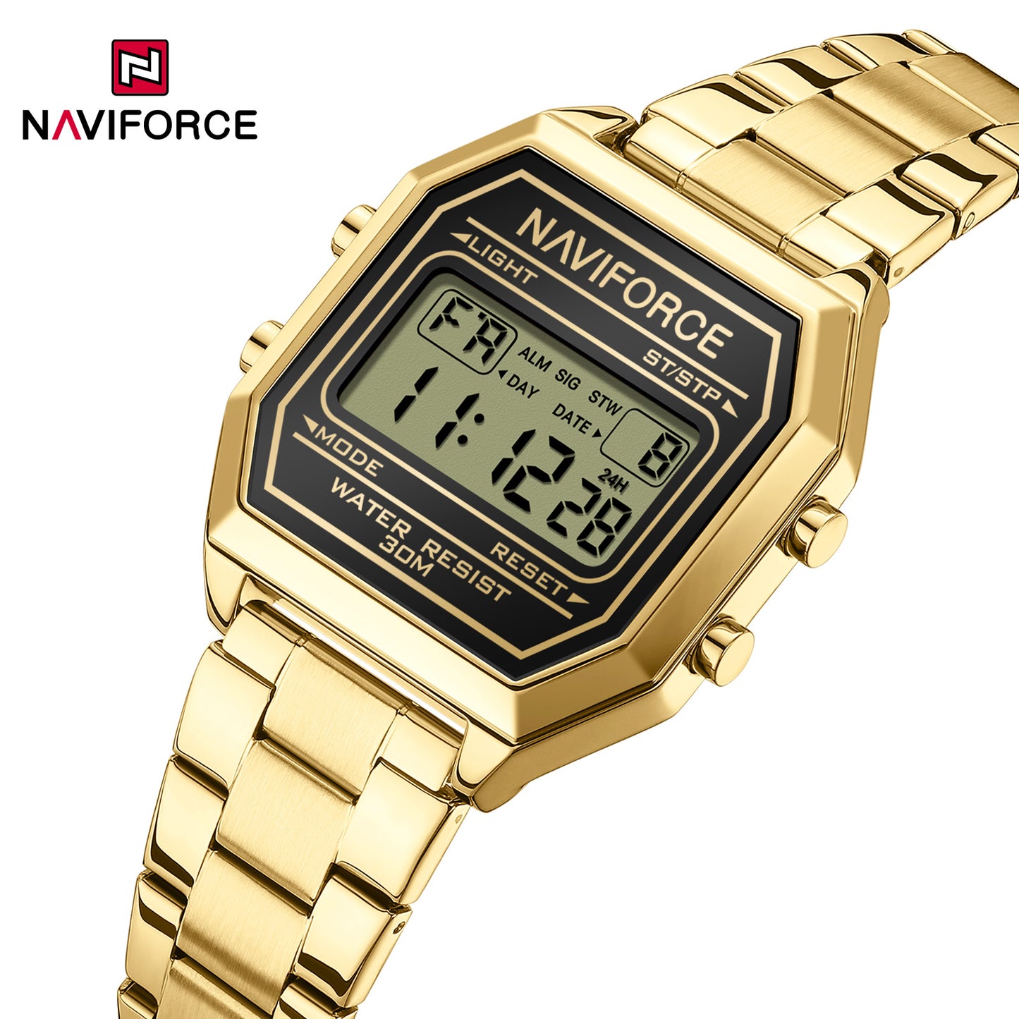 Naviforce 5063S Prestige Women Watch - Gold