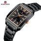 Naviforce 9251 Treasure Couple Watch - Black