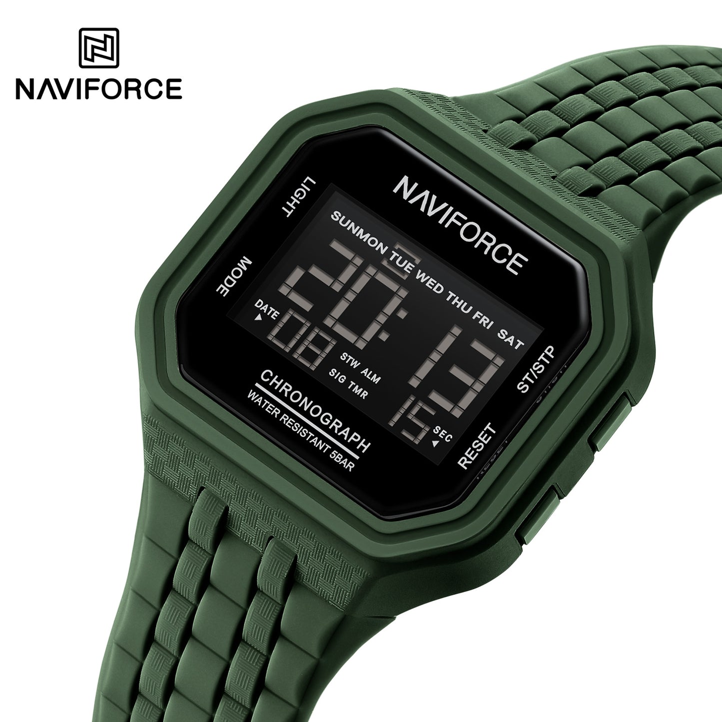 Naviforce 7116 Volda Men Digital Watch - Green